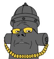 closed_mouth fire_hydrant frown glasses grey_skin soot_colors soyjak soyjak_party variant:gapejak // 768x844 // 85.4KB