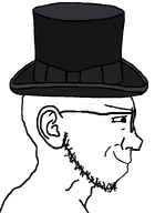 character:smughat clothes ear hat side_profile smile smirk smug subvariant:soyak_(smug)_2 subvariant:soyak_(smug)_2_ears subvariant:soyak_side2 top_hat variant:soyak white_skin // 732x1005 // 19.3KB