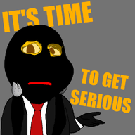 animated big_eyes black_hair brown_eyes clothes cobblestone cobblestone_(user) cutebooru_(user) distorted ext=gif eyebrow female girl glasses gray_background hand impact_font motivational necktie neutral pigtails question_mark red_lips red_tie series:cobblestonemoji shaking soyjak_wiki subnas:jager subvariant:gapejak_female suit text twintails vantablack vantablack_skin variant:gapejak yellow_glasses // 1000x1000 // 215.1KB