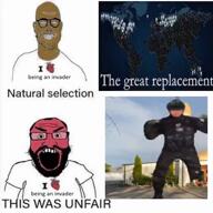 2soyjaks brenton_tarrant brown_skin christchurch_shooting dance gem i_love red_skin this_was_unfair variant:markiplier_soyjak variant:microplasticsjak video viggle // 720x720, 31s // 1.6MB