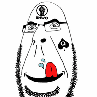 animated bbc distorted glasses half_open_mouth licking_lips poyopoyo pyokopyoko queen_of_spades saliva soyjak stubble tattoo tongue variant:cobson // 275x400 // 311.5KB