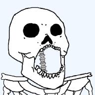 bones series:skeletonjaks skeleton skull template variant:tony_soprano_soyjak // 600x600 // 17.8KB