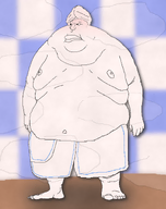 angry arm big_lips checkerboard_pattern closed_mouth clothes cloud fat foot full_body gringo hand hot large_lips leg lips obese sauna shadow soyjak subvariant:beast subvariant:endmutt subvariant:morbidmutt sweating towel towel_head variant:meximutt warm white_skin // 2382x3008 // 1.5MB