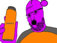 alien beard black_eyes glasses holding_object meta:tagme purple_skin soda variant:unknown zanta // 1200x901 // 18.3KB