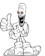 crazy eyeball happy sonic_advance sonic_the_hedgehog stretched_mouth thumbs_up variant:headjak // 572x706 // 83.5KB