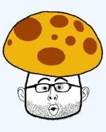 ear glasses mushroom objectsoy open_mouth plant plants_vs_zombies soyjak stubble variant:nojak video_game // 800x1000 // 22.7KB
