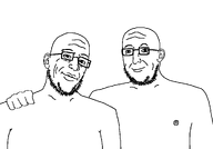 2soyjaks donald_trump ear epstein glasses hand jeffrey_epstein nuvariant series:trios_&_duos smile soyjak stubble subvariant:best_buds template variant:epsteinjak variant:norwegian white_skin // 1024x716 // 16.2KB