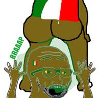 OP_IS_A_MINDBROKEN_PAJEET_RETARD_WHO_IS_OBSESSED_WITH_ITARYANS fart italy variant:wojak // 800x800 // 192.9KB