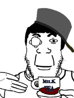 hand meta:namefags meta:op_took_a_selfie_of_xerself meta:self_insert milk_tea ploot_(user) pot smile stubble variant:markiplier_soyjak white_skin wholesome // 500x667 // 84.5KB