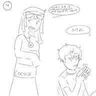 2soyjaks angry avengers beanie clothes comic glasses hair holding_object holding_phone sitting speech_bubble subvariant:shoyta text variant:gapejak variant:soytan // 645x645 // 91.6KB