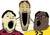 ariopandilla doomentio doomposting doomverse grupo_phy ocio oveja phy soyjak trend:soyjak_trio variant:gapejak variant:markiplier_soyjak variant:tony_soprano_soyjak // 680x481 // 46.5KB