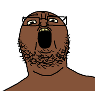 double_chin glasses nigger open_mouth stubble teeth variant:checkscammingnigger yellow_sclera yellow_teeth // 499x477 // 9.1KB