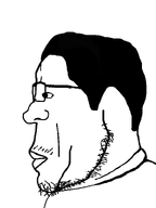 closed_mouth glasses hair neutral side_profile subvariant:carbjak subvariant:sidecarbjak template transparent_background variant:markiplier_soyjak // 600x800 // 11.3KB