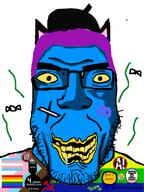 anti_ai award badge blue_skin clothes communism discord drool faggot flag:gay_pride_flag flag:progress_pride_flag flag:transgender_pride_flag fnf_pedo furfag glasses hair hammer_and_sickle hat horny love_is_love map_(pedophile) medal pedophile purple_hair rule34 subvariant:chudplier twitter variant:chudjak variant:markiplier_soyjak xitter xitter_artist yellow_sclera yellow_teeth 😭 // 600x800 // 134.5KB