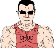 aryan_bvll aryan_warrior bvll gigachud he_will_always_be_a_gem manly manlybadasshero old red_shirt subvariant:muscular_chud sunglassesglasses tank_top trend:aryan variant:chudjak variant:gigachud widows_peak // 1059x929 // 62.9KB