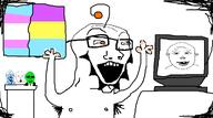 beard computer flag flag:transgender_pride_flag gem gem_skin glasses glowie glowing reddit room subvariant:gnortson subvariant:pussyface sunglasses transgender_flag variant:soyak variant:vlodson // 1800x1000 // 95.2KB