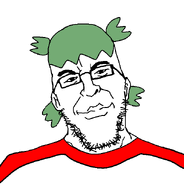 4chan 4cuck anime closed_mouth clothes glasses green_hair hair pedophile stubble variant:epsteinjak yotsoyba // 616x642 // 32.1KB