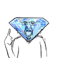 front_facing gem glasses glistening hand i_am_god_here oekaki pointing_up stubble subvariant:cobson_front2 variant:cobson // 480x480 // 23.9KB