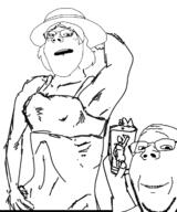 2soyjaks armpit clothes femjak fetish glasses hair hat phone picture smile soyjak stubble subvariant:gapejak_female subvariant:wholesome_soyjak variant:gapejak vile // 997x1195 // 4.6MB