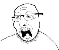 beard glasses meta:not_oc open_mouth shocked soyjak variant:healthjak youtuber // 508x428 // 27.9KB