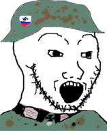 clothes collar_tabs combat_helmet hat hearts_of_iron helmet hoi4 iron_cross military military_uniform nazism open_mouth rla soyjak stubble swastika the_new_order tno variant:soyak // 595x727 // 217.3KB