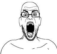 ear glasses open_mouth soyjak stubble variant:unknown // 742x704 // 23.2KB