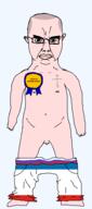 award balding christianity crimea eastern_orthodox flag flag:crimea flag:russia full_body glasses hair larp naked nsfw orthodox_cross penis russia skinhead small_penis soyjak subvariant:chudjak_front subvariant:obsessedchud text transparent transparent_background ukraine underpants variant:chudjak white_skin // 848x1911 // 39.8KB