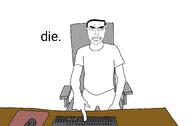 chair computer_mouse finger keyboard meta:tagme subvariant:chudjak_front subvariant:pol_face t-shirt table text variant:chudjak // 1640x1080 // 124.4KB