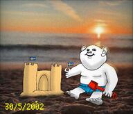 2002 baby beach child digital_camera featured flag:sweden nostalgia nostalgic sand sandcastle sea series:nostalgiajaks shorts shovel subvariant:babyimp sunset sweden toddler trunks variant:impish_soyak_ears // 1179x1006 // 1.4MB