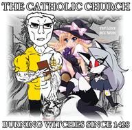 anime flag:vatican_city hazbin_hotel kirisame_marisa subvariant:unbotheredchud touhou troonshit video_game // 2400x2366 // 2.4MB