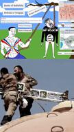 2soyjaks arm assyria bloodshot_eyes buff christian_cross christian_identity christianity church closed_mouth clothes crying drawn_background ear edit flag flag:Assyria flag:isis full_body glasses grass hand hanging holding_object holding_rope irl isis islamic_state jeans leg lynching may may_22 may_23 neovagina noose october october_20 open_mouth outdoors rope smile smug soyjak stubble subvariant:wholesome_soyjak toki_pona tongue tree variant:bernd variant:chudjak variant:gapejak video yellow yellow_skin yellow_teeth // 720x1280, 17.1s // 9.9MB