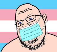 blue_eyes ear glasses soyjak stubble trans variant:shotjak white_skin // 382x347 // 50.1KB