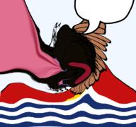 bloodshot_eyes brown_skin brown_troonjak crying flag:kiribati open_mouth rope series:coonfags soyjak speech_bubble_empty suicide tongue variant:bernd // 768x719 // 167.6KB