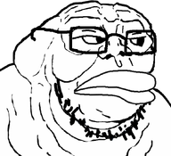 angry closed_mouth glasses lips looking_to_the_right series:fusionjaks stubble subvariant:etmutt transparent_background variant:et variant:meximutt wrinkles // 676x617 // 131.5KB