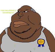 award brown_skin closed_mouth fat gemerald grey_hair happy_wheels looking_to_the_left nigger text variant:meximutt // 888x849 // 28.9KB