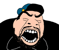 bluto_(popeye) closed_eyes clothes cob gynaecomastia hat ogre popeye screaming stubble variant:cobson variant:unknown // 872x737 // 35.5KB