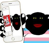 4soyjaks big_lips black_skin faggot fat flag flag:transgender_pride_flag meta:tagme nigger phone soyjak subvariant:branigger tranny variant:brandon // 2160x1884 // 1.1MB