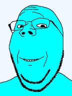 autism color glasses meta:leaky retard soyjak subvariant:wholesome_soyjak variant:gapejak // 250x333 // 11.5KB