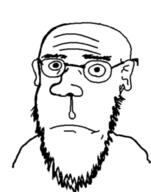 beard glasses looking_at_you mucus no_open_mouth serious shocked soyjak stubble variant:sickjak // 740x943 // 104.2KB