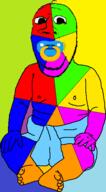 arm baby colorful deformed hand leg pacifier soyjak stubble subvariant:emmanuel subvariant:wholesome_soyjak underpants variant:gapejak // 320x580 // 34.8KB