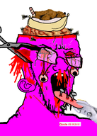 agony blood broken_glasses glasses gore nails pliers poop quote scissors torture variant:soyak // 785x1101 // 293.4KB