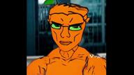 edit flying froot glasses homelander laser_eyes leaf meta:ai_generated orange_skin plane subvariant:unbotheredchud variant:chudjak video viggle // 1280x720, 19.3s // 21.6MB