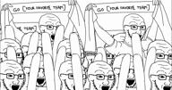 animated arm cheering clapping closed_mouth clothes glasses hand hands_up mario mario_paint open_mouth smile soyjak sports stubble text thumbs_up tshirt variant:a24_slowburn_soyjak variant:soyak // 1716x904, 9.4s // 12.3MB