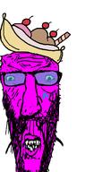 angry banana_split_ice_cream kike purple_skin quote quote_(user) variant:maxjak // 395x800 // 31.1KB