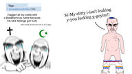 3soyjaks OrientalTrollface_(user) arm autonomous_oblast award balding beard blue_eyes clothes cross fist flag flag:jewish_autonomous_oblast flag:russia full_body gay glasses hair hat jewish_autonomous_oblast jews judaism kippah laughing naked nsfw open_mouth penis pointing pointing_at_viewer russia skinhead small_penis soyjak star_(symbol) star_and_crescent star_of_david stubble subvariant:chudjak_front subvariant:modern_cobson subvariant:obsessedchud text thick_eyebrows transparent transparent_background underpants variant:chudjak variant:cobson white_skin // 1920x1080 // 233.6KB