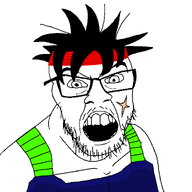 bardock dragon_ball_z glasses hair headband scar stubble variant:feraljak // 1500x1500 // 26.5KB