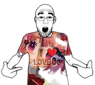 lovbug lovebug madoka_magica marge open_mouth producer shitnobodycaresabout soyjak variant:shirtjak // 746x673 // 486.3KB