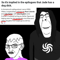 black_background hollow_eyes homestuck jade_harley meta:get rose_lalonde scared screenshot subvariant:hornyson subvariant:soyak_(concerned) swastika variant:cobson white_skin // 1600x1600 // 533.7KB