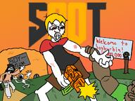 asylum coming_soon doom fingerboy flag:mexico froot grass gun holding_gun mexico mutt nate parody soot soot_colors soyjak_party soysylum soyteen subvariant:fingerboy variant:a24_slowburn_soyjak variant:meximutt variant:soyak variant:soytan weapon // 1200x900 // 308.0KB