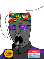autism autist award bloodshot_eyes crying dap_chhuon(user) double_chin eyebrows glasses grey_skin hello_my_name_is_(sticker) jacket meta:namefags mucus nose open_mouth purple_glasses puzzle puzzle_piece retard retarded speech_bubble speech_bubble_empty subvariant:chuzjak teeth text tongue variant:kuzjak // 1080x1440 // 49.5KB